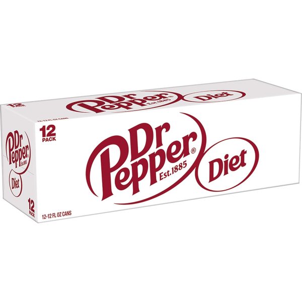 Diet Dr Pepper Soda. 12 fl oz cans - Image 11