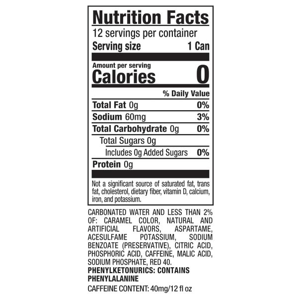 DR PEPPER ZERO SUGAR - CHERRY. 12 OZ - Image 2