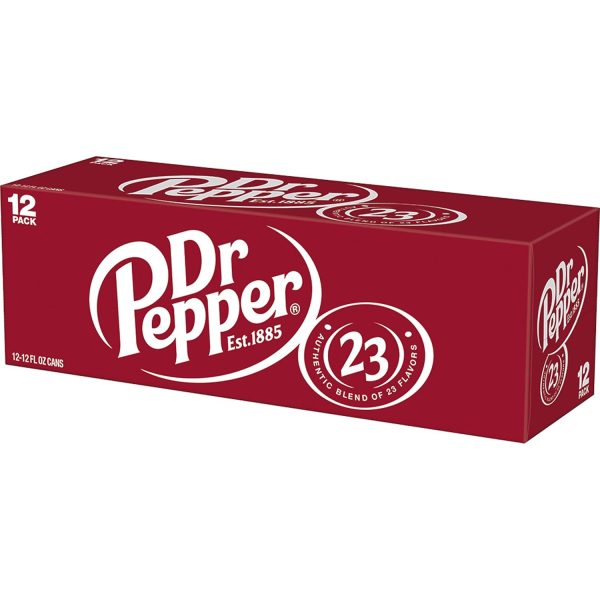 Dr Pepper Soda. 12 fl oz cans - Image 12