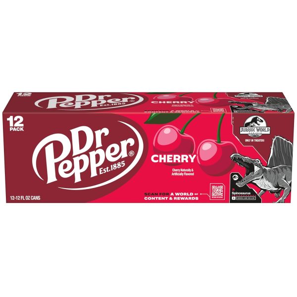 DR PEPPER - CHERRY. 12 OZ - Image 5