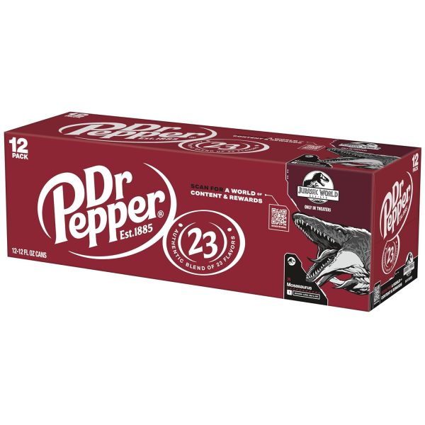 Dr Pepper Soda. 12 fl oz cans - Image 6