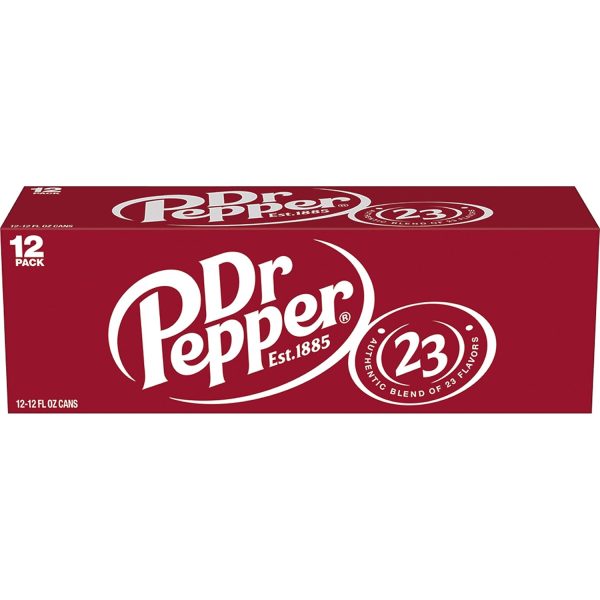 Dr Pepper Soda. 12 fl oz cans - Image 9