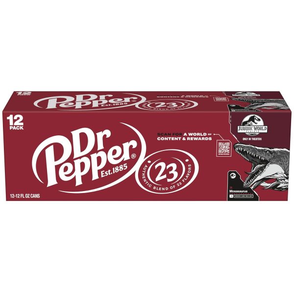 Dr Pepper Soda. 12 fl oz cans - Image 4