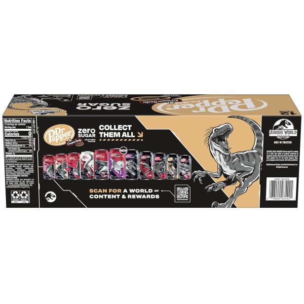 DR PEPPER and Cream Soda Zero Sugar. 12 fl oz cans - Image 9