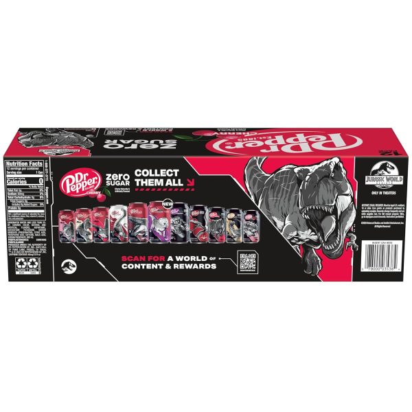 DR PEPPER ZERO SUGAR - CHERRY. 12 OZ - Image 10