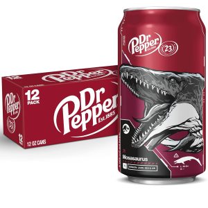 Dr Pepper Soda. 12 fl oz cans