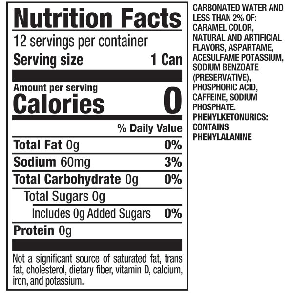 Dr Pepper Zero Strawberries and Cream Soda. 12 fl oz cans - Image 2