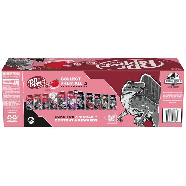 Dr Pepper Strawberries and Cream Soda. 12 fl oz cans - Image 9